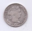 ESPAÑA ISABEL II DEL AÑO 1868 20 CENTIMOS DE PESO