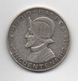 PANAMA DEL AÑO 1953 DE 1/2 BALBOA
