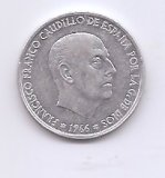 ESTADO ESPAÑOL (FRANCO) DEL AÑO 1966*73 DE 50 CENTIMOS