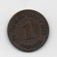 ALEMANIA IMPERIO DEL AÑO 1899 LETRA F DE 1 PFENNIG 
