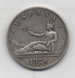 G. PROVISIONAL DEL AÑO 1870 *73 DE 2 PESETAS