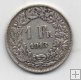 SUIZA DEL AÑO 1913 DE 1 FRANCO