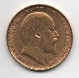 GRAN BRETAÑA DEL AÑO 1902 DE 1 LIBRA