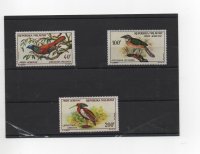REPUBLICA MALAGASY DEL AÑO 1963 PAJAROS