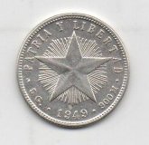 CUBA DEL AÑO 1949 DE 20 CENTAVOS