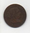 ESPAÑA ISABEL II DEL AÑO 1867 DE 1/2 CENTIMO OM BARCELONA