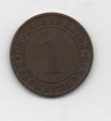 ALEMANIA DEL AÑO 1924 IMPERIO REPUBLICA WEIMAR LETRA J DE 1 REICHSPFENNIG 