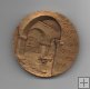 ESPAÑA- MEDALLA DE BRONCE -FRAI JUNISPERO SERRA FUNDADOR MISIONES DE CALIFORNIA