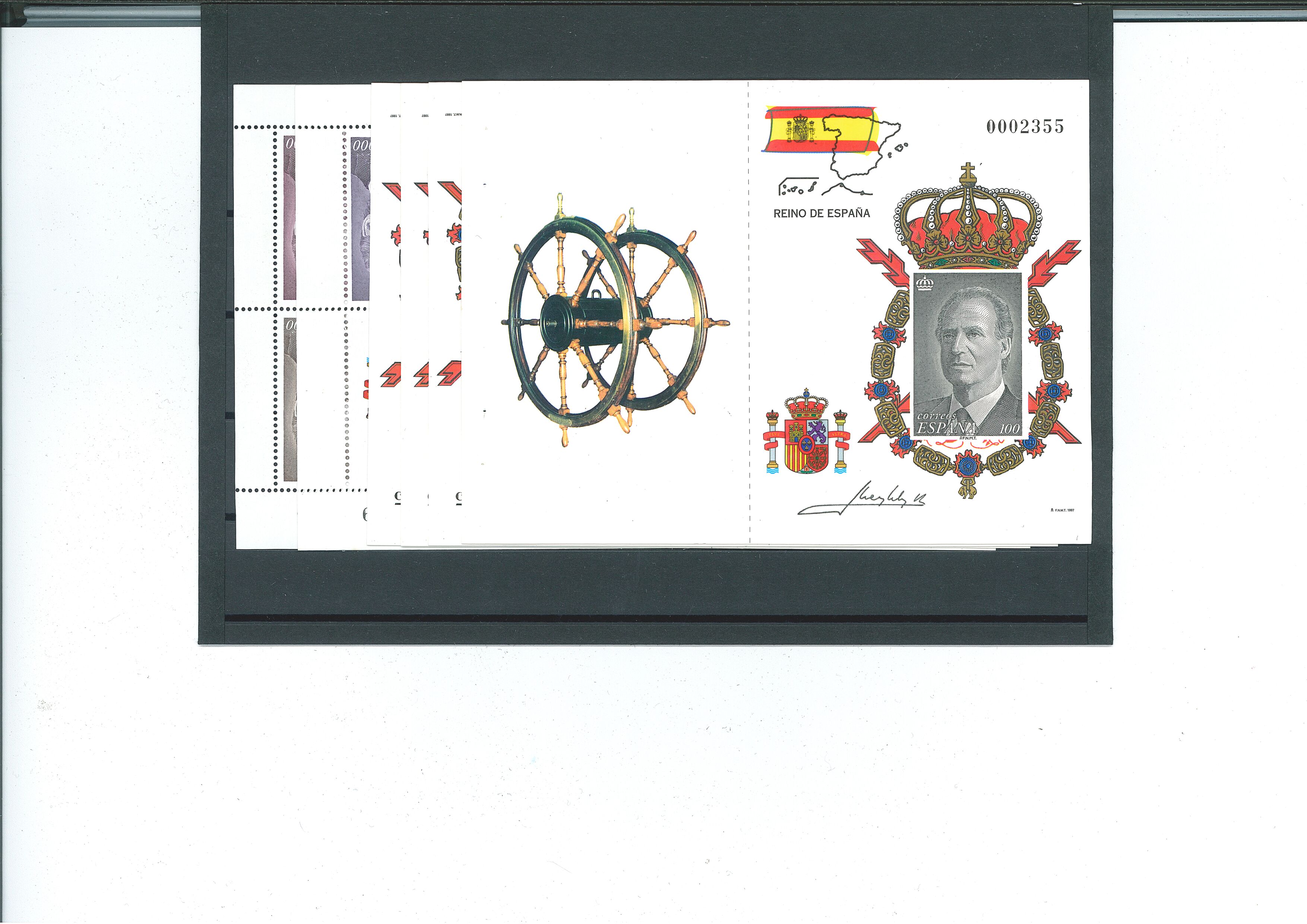 S.M. EL REY DON JUAN CARLOS. AÑO 1998. PRUEBA Nº 64A/64D